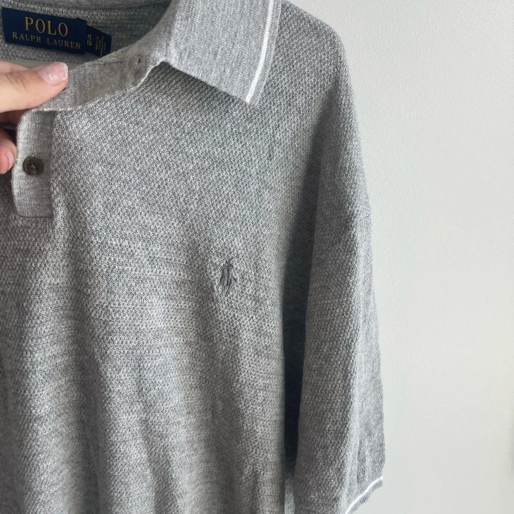 Ralph Lauren Classic Gray Polo Shirt